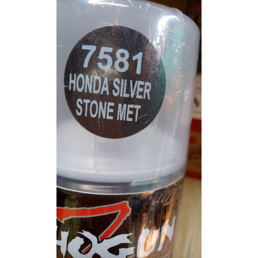 pilox pilox cat semprot duco shogunz shogun z honda silver stone met 7581 400cc abu gelap metalik