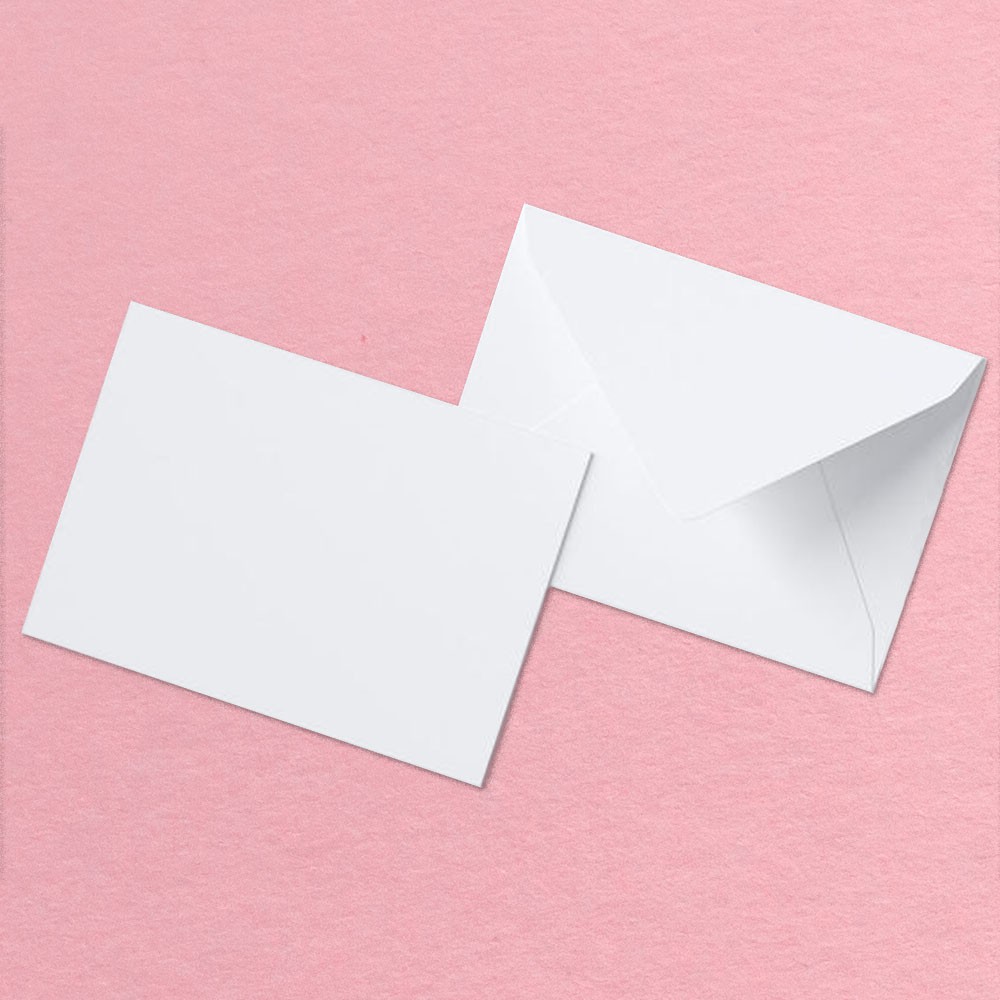 

[ ISI 10 PCS ]Amplop Putih Doff A6 190gsm/ Amplop Baronial