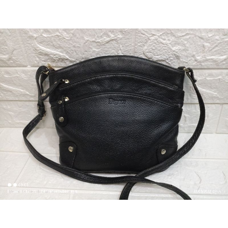 Preloved Slempang Kulit Asli Brand Elegance ❌SOLD❌