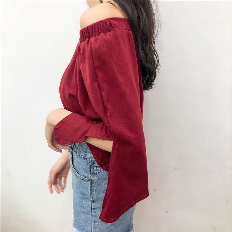 [CLEARANCE] Blouse Sabrina Trendy Pakaian Wanita 1413 (S/M/L/XL)