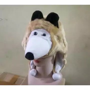 Animal hat beruang topi binatang lucu
