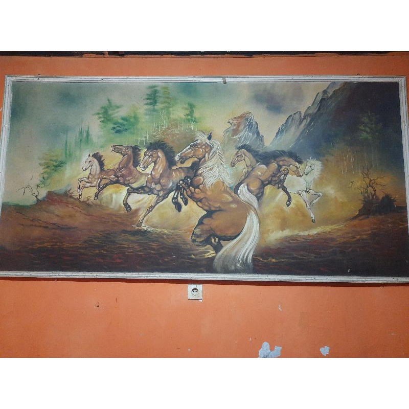 lukisan jadul kuda