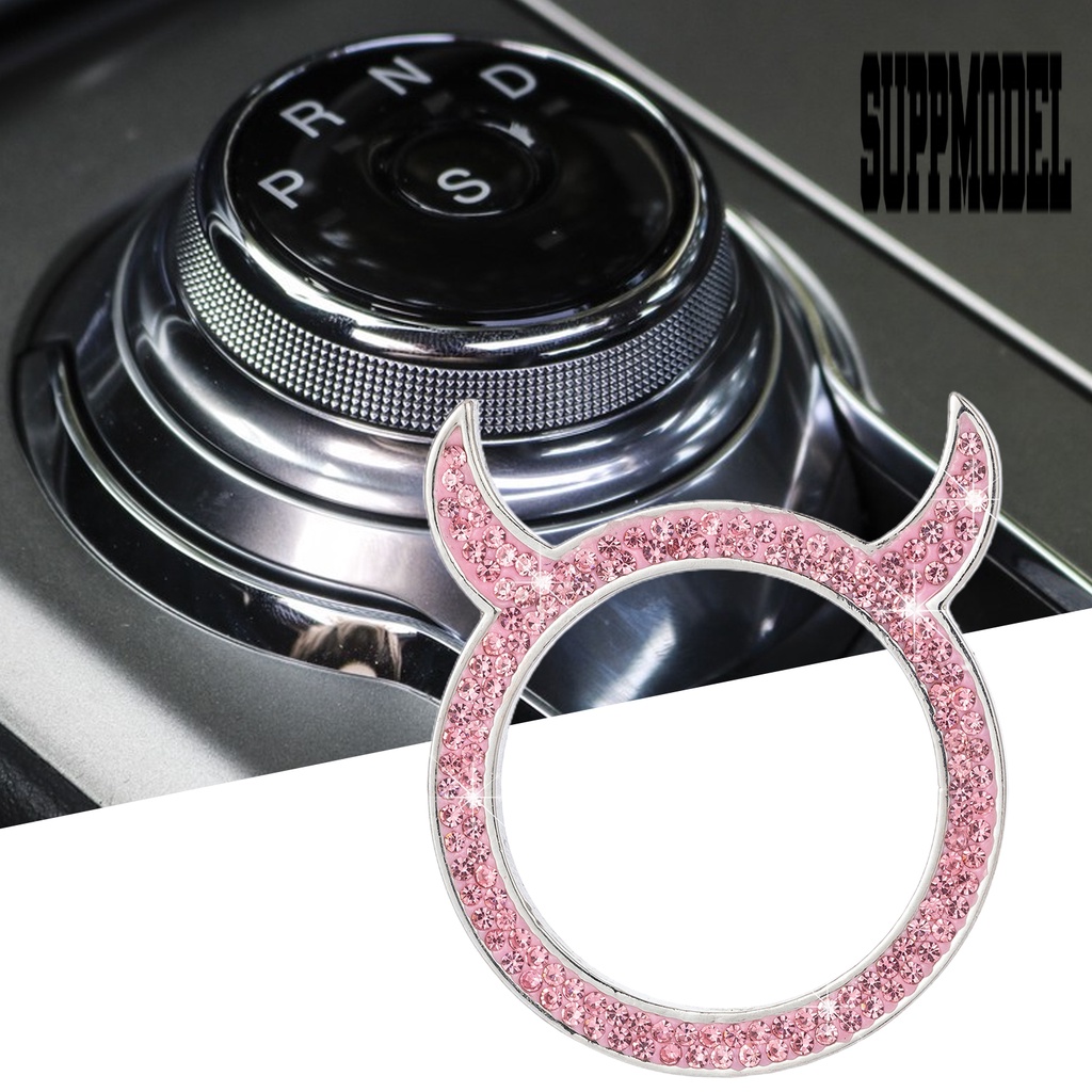 Stiker Cincin Berlian Imitasi Desain Iblis Untuk Dekorasi Mobil