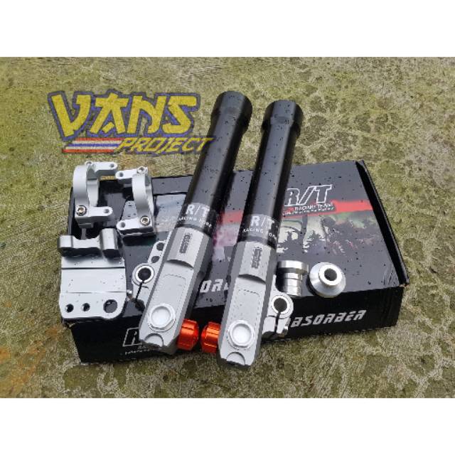 Shock Rt stage Copy Ori PCX full Boshing dan breket spakbor breket Kaliper pakai Monoblok