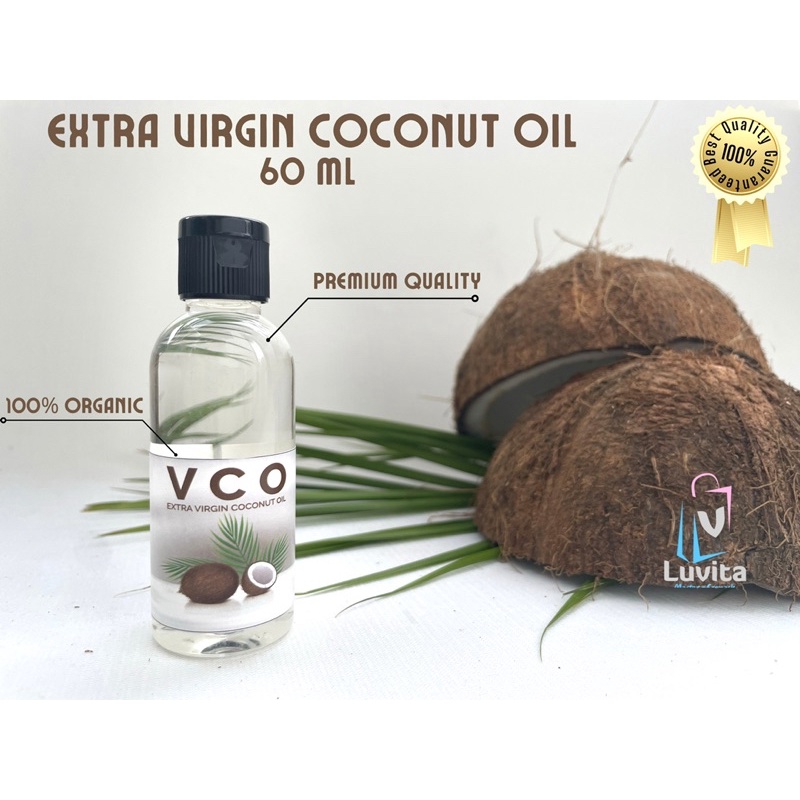 [Grosir] Extra Virgin Coconut Oil VCO 60ml botol Flip