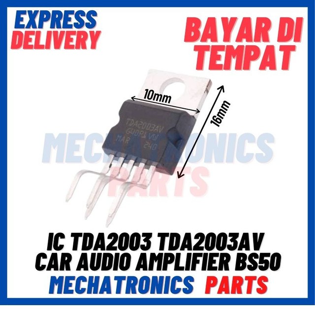 [SMC-9124] IC TDA2003 TDA2003 TDA2003A TDA2003AV CAR AUDIO AMPLIFIER BS50