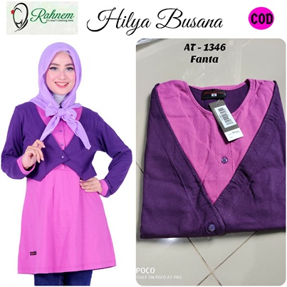 ATASAN MUSLIM WANITA  / RAHNEM  AT - 1346 / FASHION MUSLIM