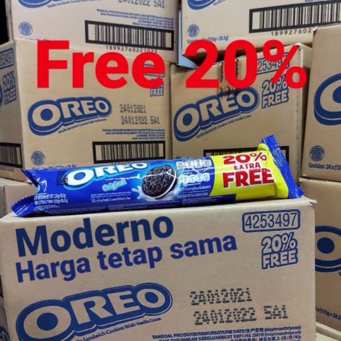 

Wafer-Biskuit- Oreo Vanila / Biskuit Oreo Vanilla 137Gr / Oreo Roll 137Gr -Biskuit-Wafer.