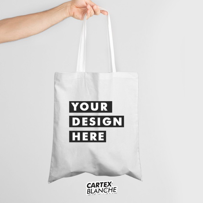Terlaris CUSTOM TOTE BAG DESIGN KAMU SENDIRI BORDIR | SABLON