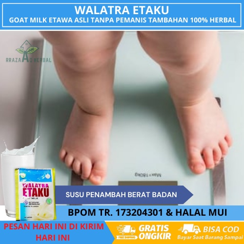 

Susu Penambah Berat Badan Khusus Untuk Anak 1 2 3 4 5 6 7 8 9 10 Tahun, Membantu Meningkatkan Nafsu Makan Anak Dgn Etaku Goat Milk Susu EtaWa Murni 100% Original