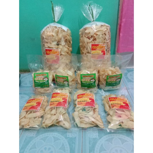 

kripik singkong Original 200 gram // kripik inden// makanan ringan //camilan //Murah// home made