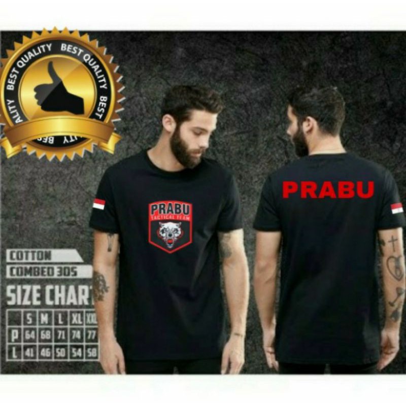 kaos prabu / baju prabu tactical team