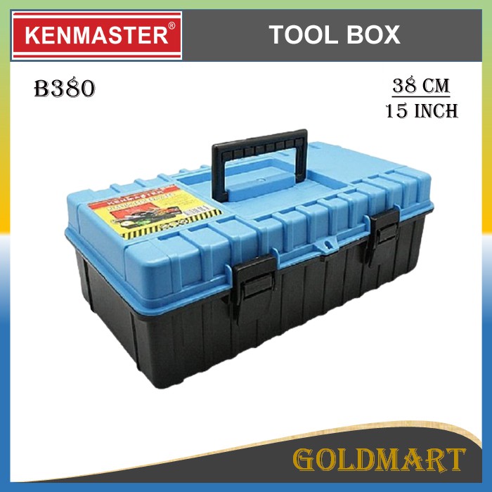 Tool Box B380 15inch - Kenmaster Kotak Box Perkakas Serbaguna