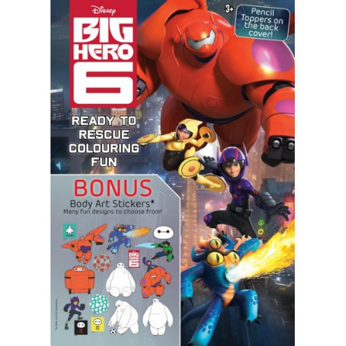 Big Hero 6 - Ready to Rescue Colouring Fun - Buku Mewarnai Anak