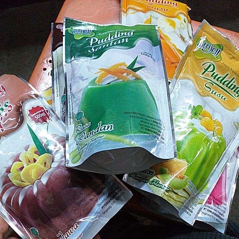 

NUTRIJELL Pudding Susu || Silky Pudding || Pudding Lapis || Pudding Santan NUTRIJELL