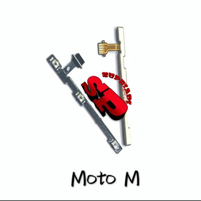PAKET FLEXIBLE FLEXIBEL ON OFF PLUS VOLUME MOTOROLA MOTO M XT1662 XT1663 TOMBOL DALEM