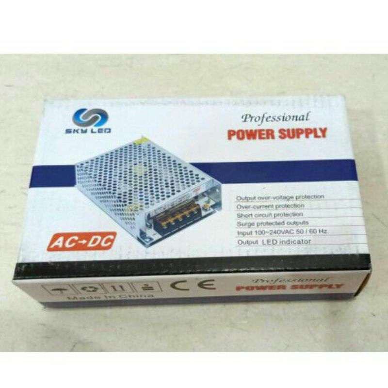 power supply Adaptor cctv 12v 5A( linnetshop)