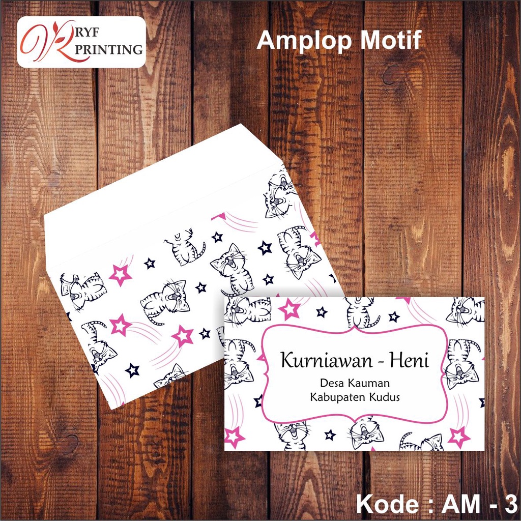

AMPLOP MOTIF - AMPLOP FANCY