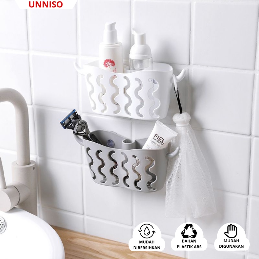 UNNISO - Rak Hanger Sink Tempat Spons Cuci Piring HS2