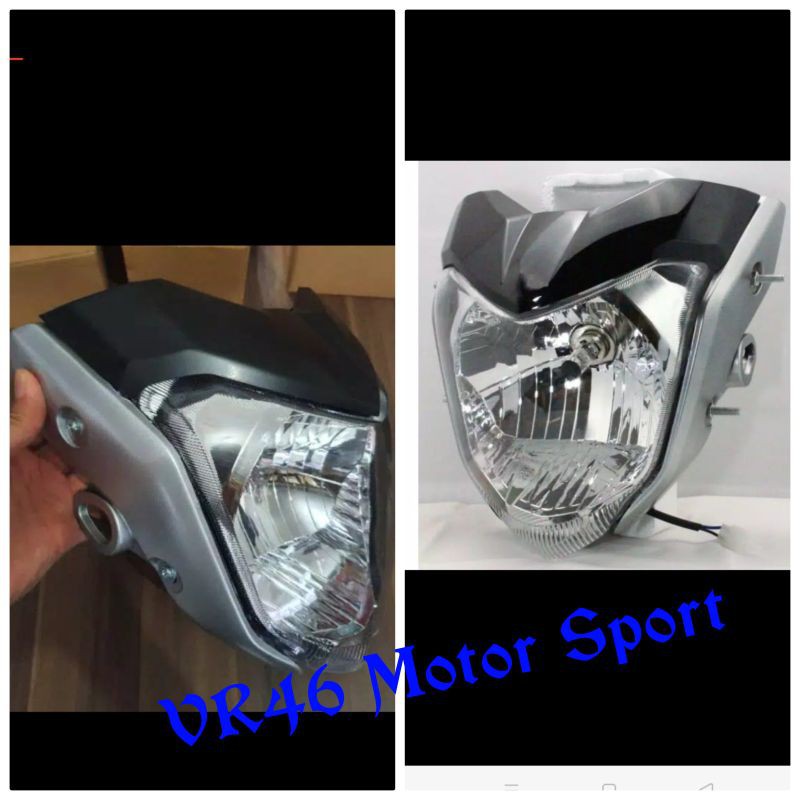 Kedok  lampu depan reflektor BYSON headlamp kuping visor