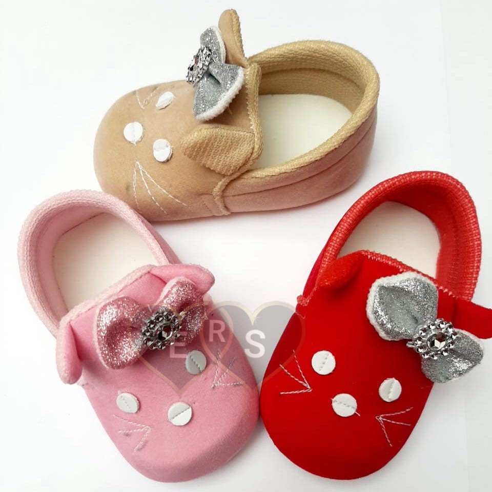 TOKOERS PRP03 Sepatu bayi new born prewalker  anak 1 sd 11 bulan bahan lembut lucu