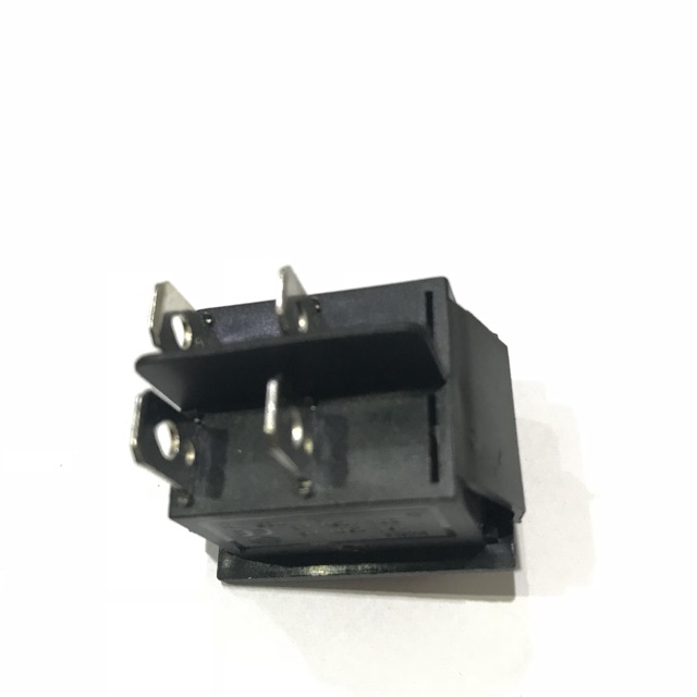 Rocker power switch kotak 4-Kaki lampu saklar 4P 4 Pin Merah