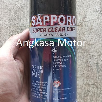 

Cat Semprot SUPER CLEAR DOFF 7530M BENING Sapporo Spray Pylox Pilox
