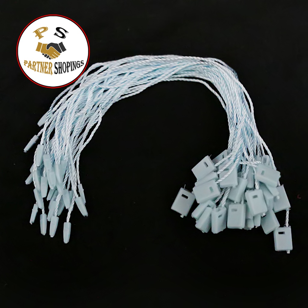 

Tali Hang Tag / Nylon / Lock Pin / Tali Hangtag / Biru Muda (100 Pcs)