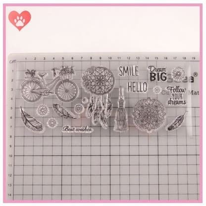 Clear Stamp (Stempel Transparan/Bening - Follow Your Dream