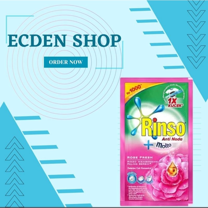 Rinso Deterjen Cair 38ml (12 Sachet)