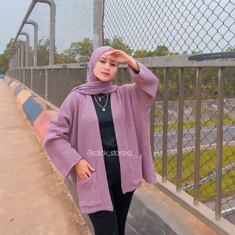  OUTER  RAJUT  PREMIUM OUTER  RAJUT  OVERSIZE BIGSIZE CARDI 