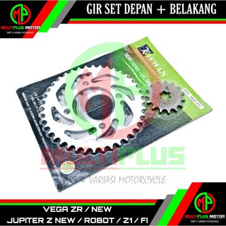 Ger Gir Gear set Gerset Girset depan + belakang VEGA ZR,VEGA ZR NEW ...