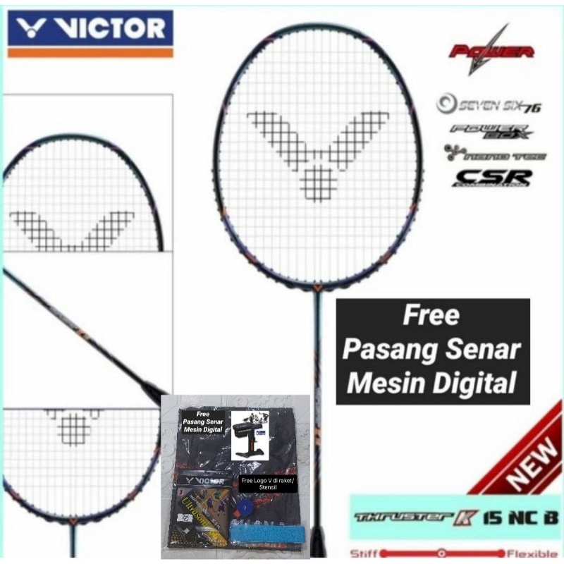 Raket Badminton Victor Thruster K 15/ TK 15