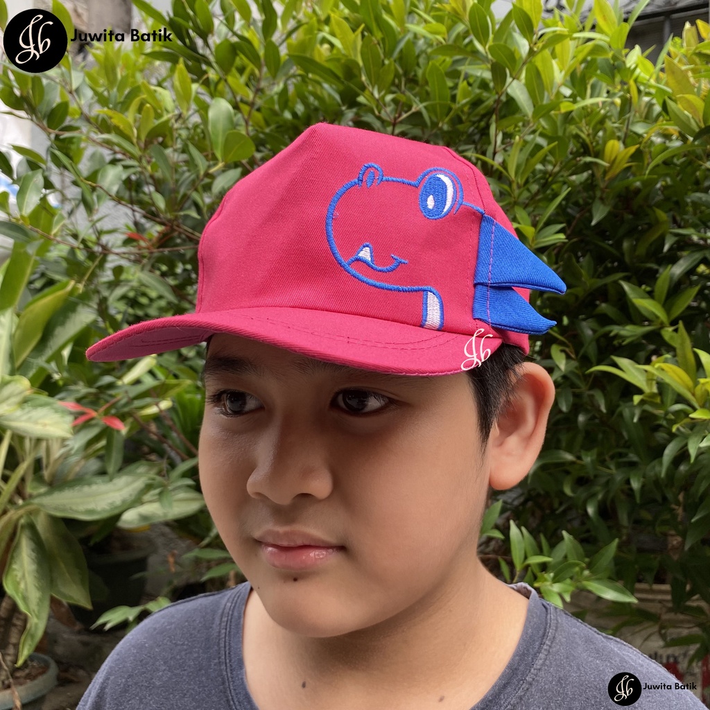 Topi Baseball Anak Motif T-REX DINO HAT DINO 2-10 Tahun