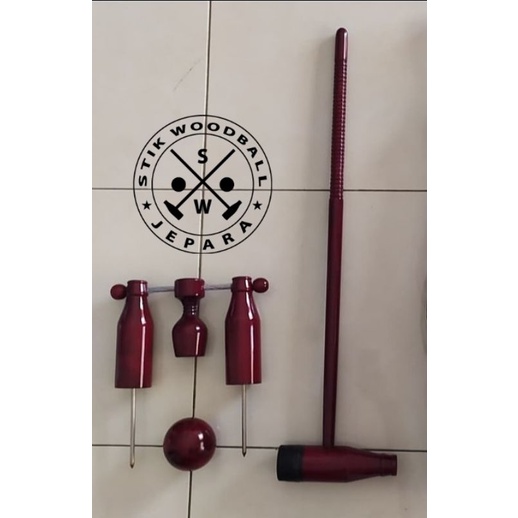 woodball peralatan wood ball mallet gate ball