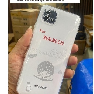 Case Realme C20 / Realme C11 (2021) /  Realme C20A 6.5"  2021 Clear HD Real  Case Bening Case Slim Tidah Mudah Kuning