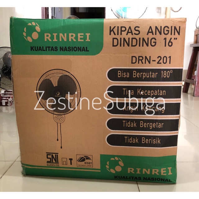 Kipas Angin Dinding 16 inch DRN-201 Wall Fan Rinrei