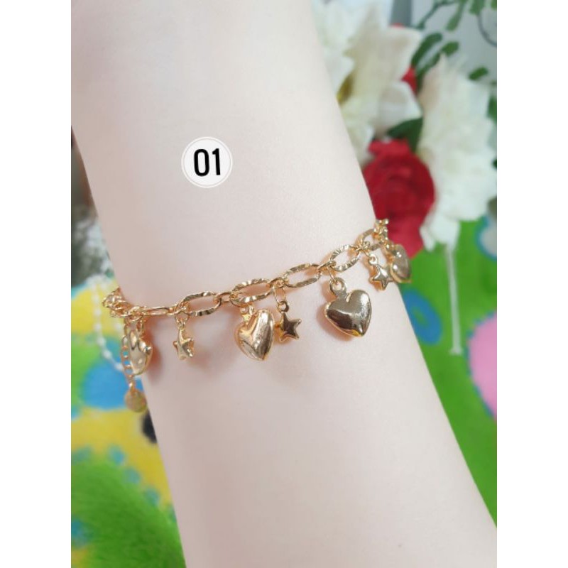 Gelang Rantai Motif Love Bintang N21012009