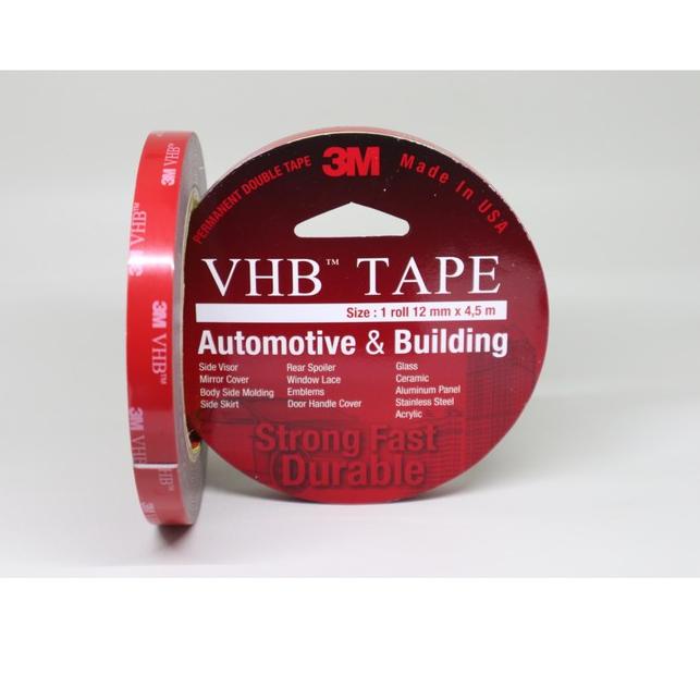 

Hot Sale - Double Tape 3M VHB ORIGINAL 12mm x 4,5m Dobel Tip Perekat Car Mobil Otomotif automotive