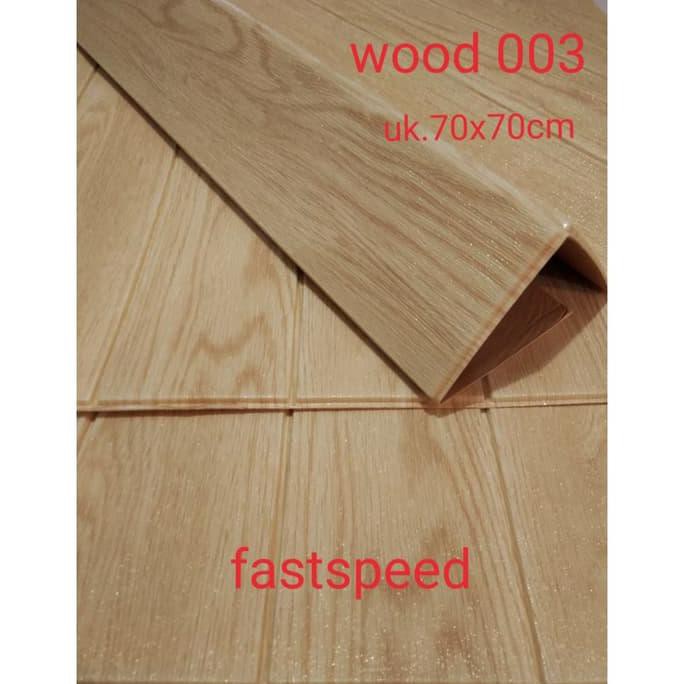 BARU WALLPAPER 3D WOOD FOAM WALLPAPER DINDING 3D KAYU - WOOD 3 PROMO