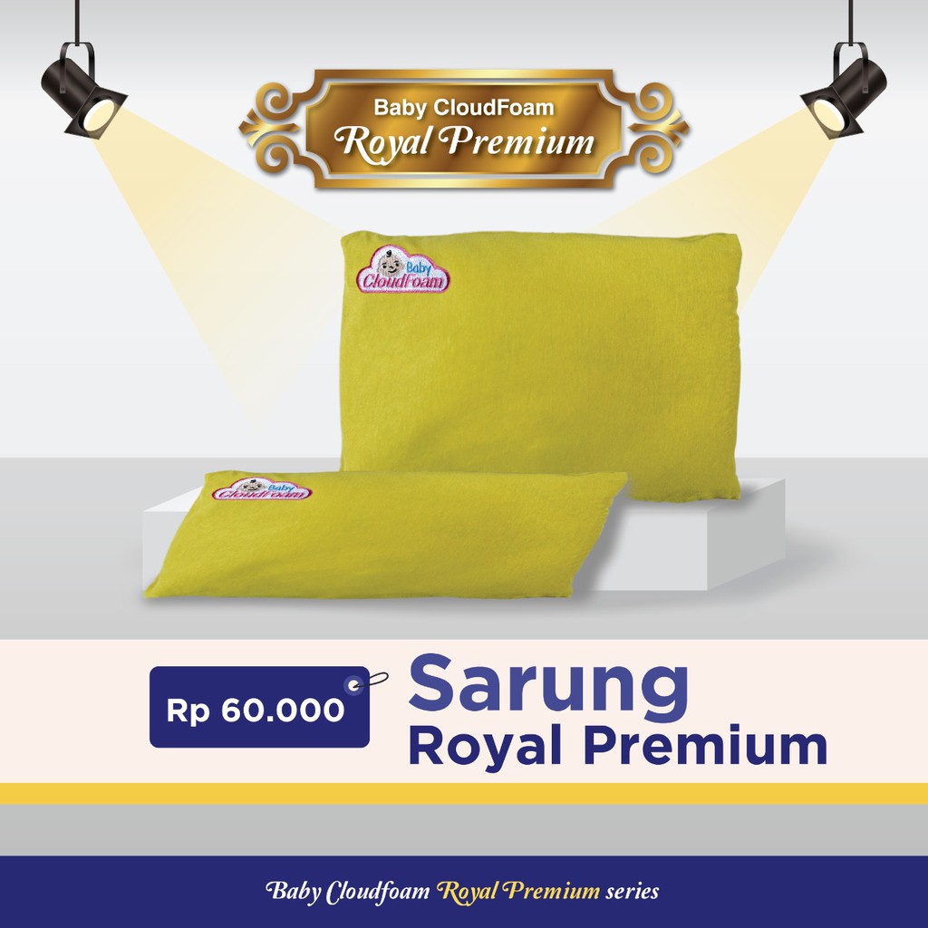 Sarung Baby CloudFoam Royal Premium - Bahan Serat Bambu ( Menyerap Keringat &amp; Anti Ruam)