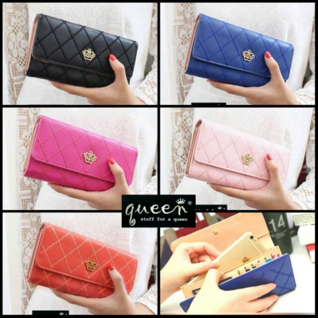 DOMPET CROWN KINGS - Dompet panjang wanita