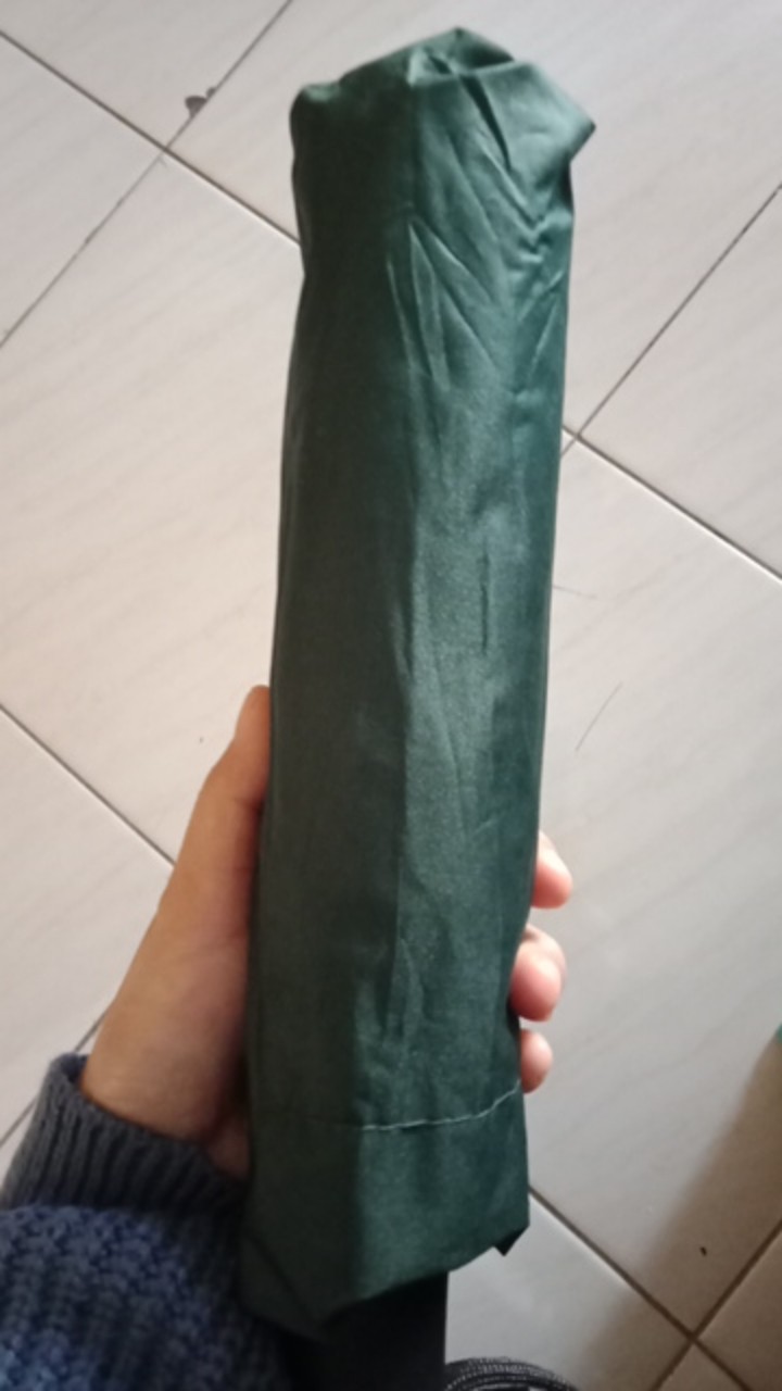 Payung Lipat Premium Anti Sinar Uv Matahari Panas Hujan Protection - Light Blue