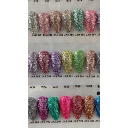 ROSALIND JAR GLITTER KODE A401 - A404 - KUTEK GEL