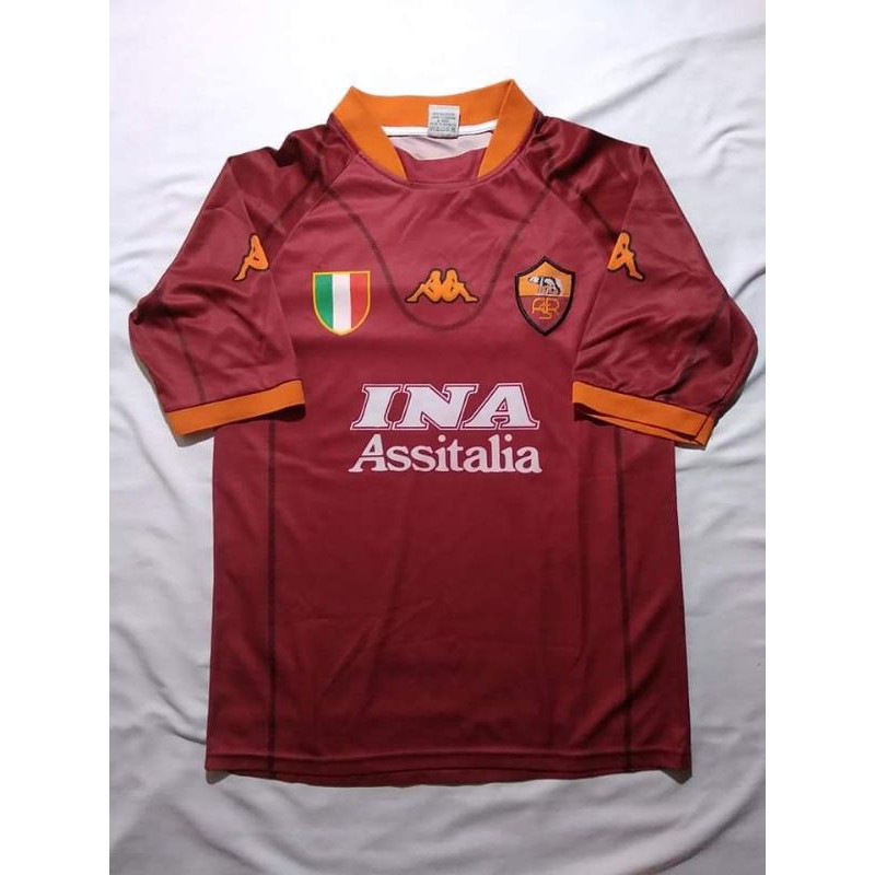 jersey retro as roma home 2001 2002