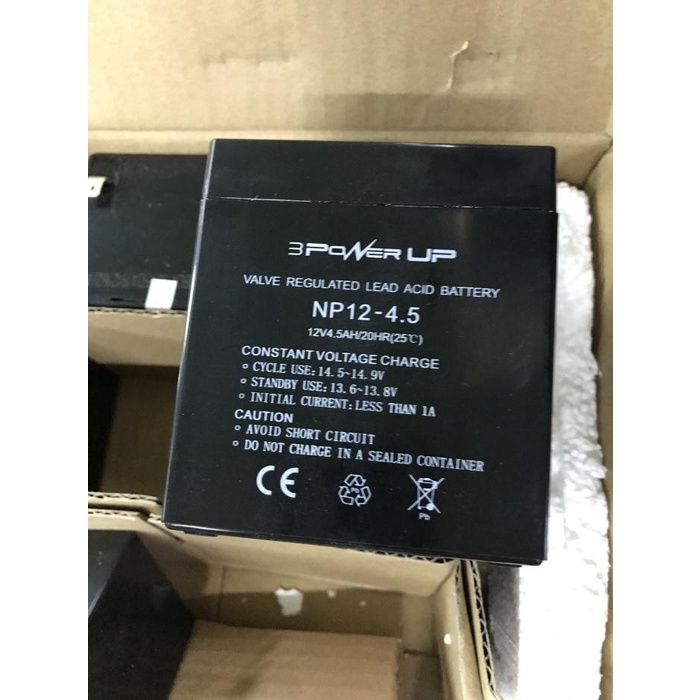 Battery Power Up 12V 4.5Ah Baterai Ups 12V 4 5Ah Aki Ups 12V 4 Koma 5