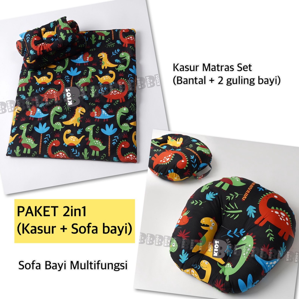 PAKET 2IN1 KASUR BAYI SET DAN SOFA BAYI MULTIFUNGSI TERMURAH