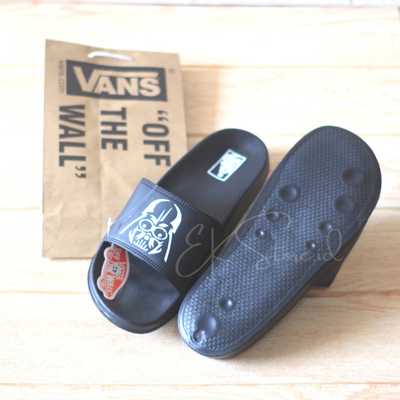 Sendal STARWARS FULLBLACK/ Sendal Flip Flop/ Sendal Pria/ Sendal Wanita/ Sadal Slop (Free Paperbag)