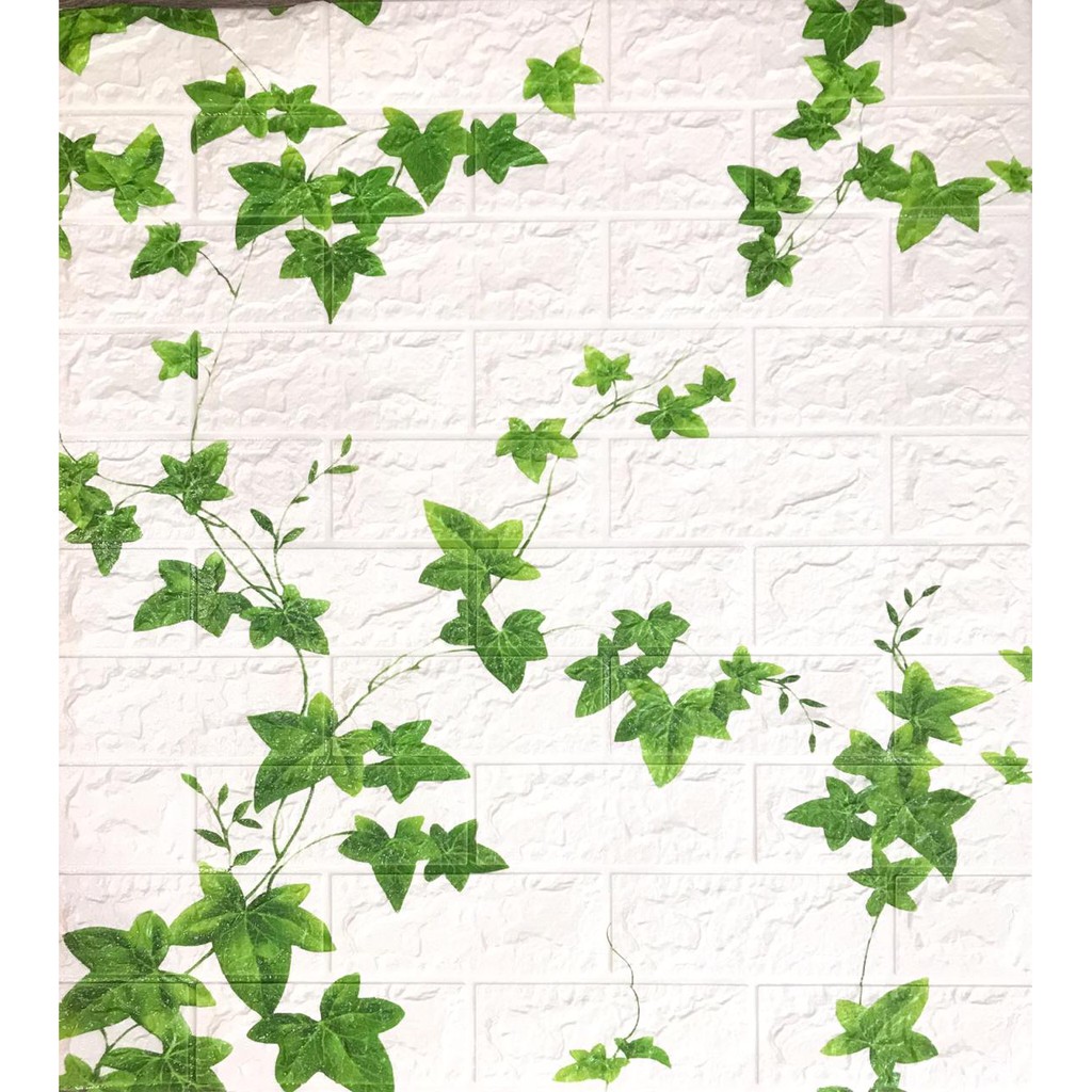 Wallpaper Foam 3D Bata Hitam|Black Brick Panel|TRIDEE CLASSIC BRICK