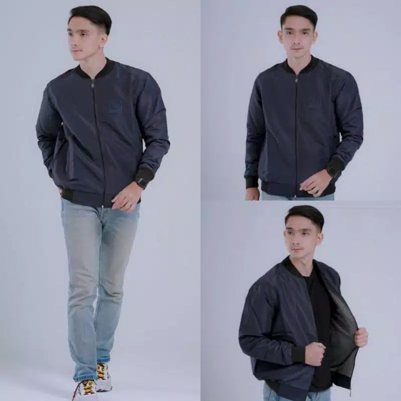Jaket pria bomber scot puma simple